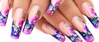 Nail art online course ABT certified for professional technicians at Penelope Academy.